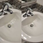 Before/After Bathroom Sink