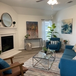 Teal Livingroom