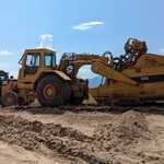 caterpillar scraper