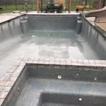 Resurfaced and tile replacement