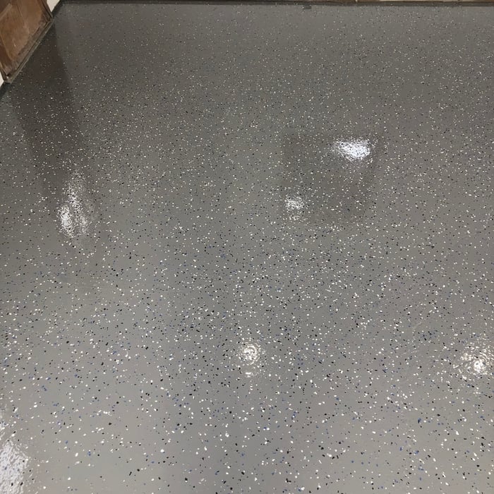 Epoxy applied