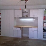 Small Garage Cabinet Wall
