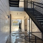 Washing hallway