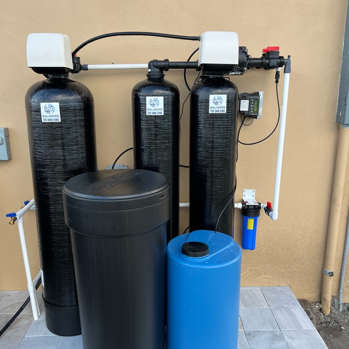 Twin stank Water Softener system