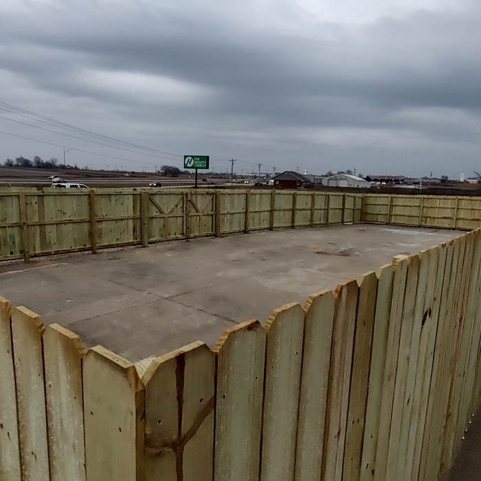 Heights church Fence