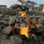 Double spill waterfall
