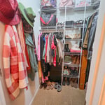 Shared small closet