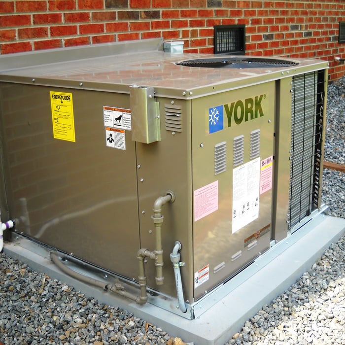 AFTER - new gas pak installation