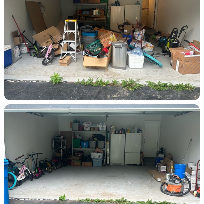 Garage organizing