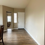 LVP installation in entry way.