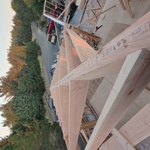 First roof ridge
