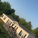 Finished roof