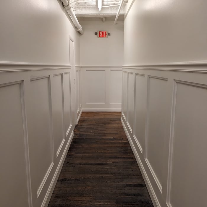 Wainscoting Hallway