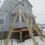 Support sagging roof