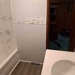 new tiling and floor