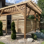 Pergola - louvers closed