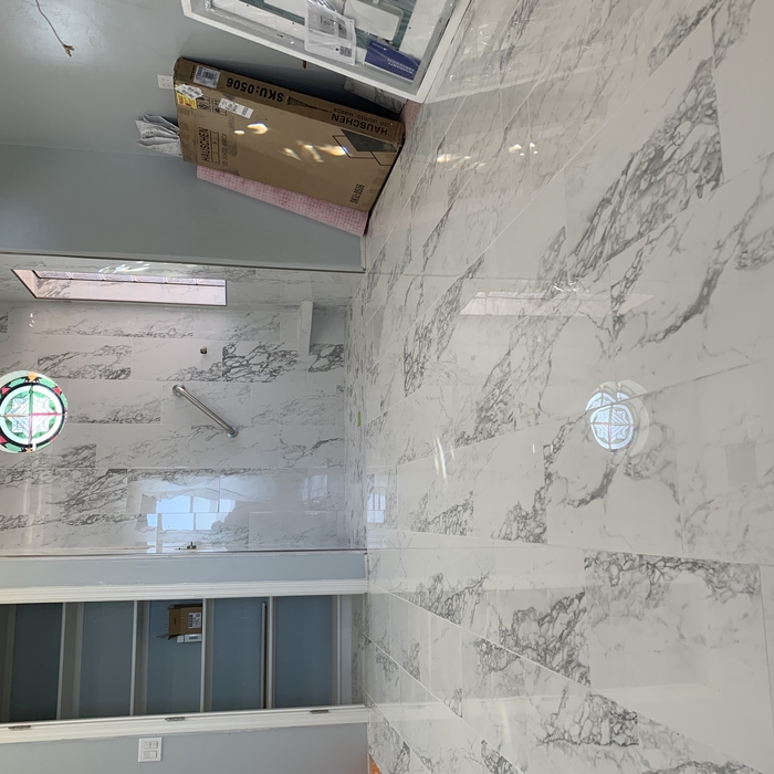 Porcelain shower