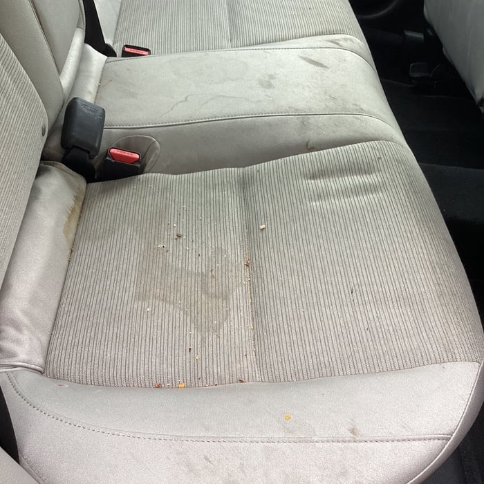 Back Seat Cleaning