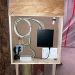 Temp. IDF closet for job site under construction