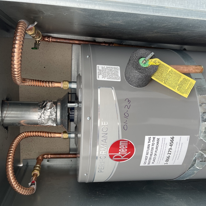 New water heater