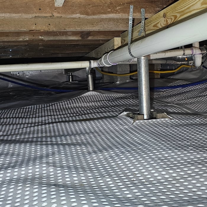 Drainage matting, insulation foam walls, support