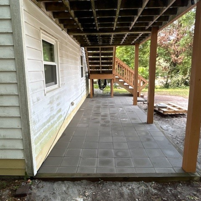 Under Deck Pavers