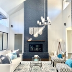 Living Room Staging in Plano, Texas