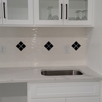 Custom Backsplash install