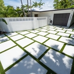 Checkerboard Driveway