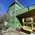 New Build White Aluminum Gutters