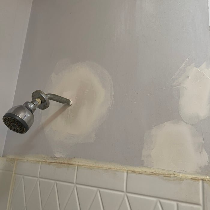 Shower head Wall repair