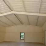 Back wall open ceiling