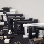 We have a wide selection of rails - showroom
