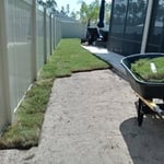 sod and irrigation install