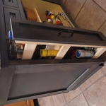 Kitchen island - spice rack