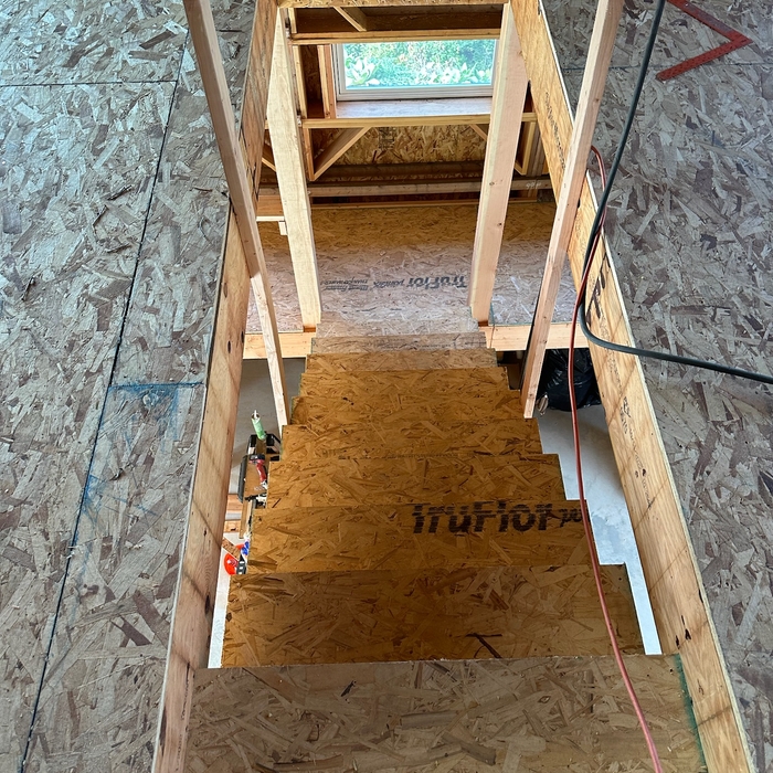 staircase according to plans