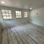 back bedroom. had to level sub floor. worked out.