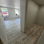 Leading into back bedroom.