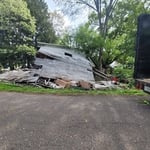Garage South side Before