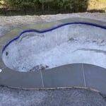 Concrete broom Finished