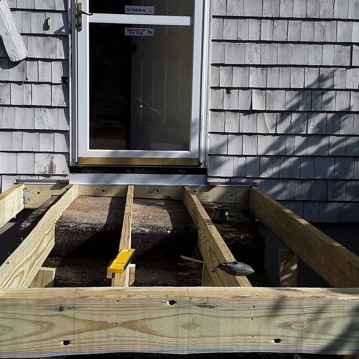 Frame of deck