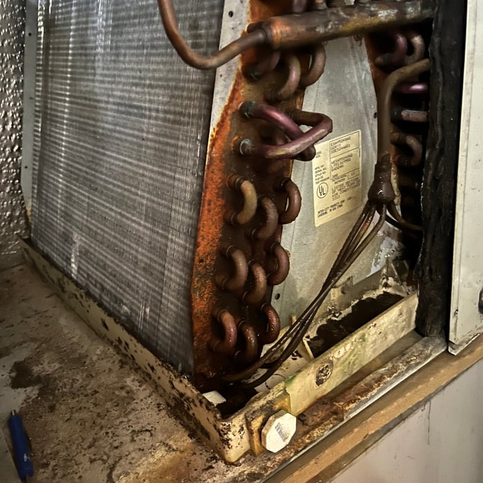 AC Coil needing cleaned