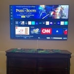 Tv mounted