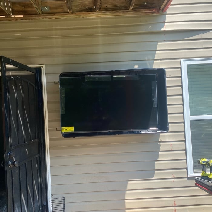 Tv mounted