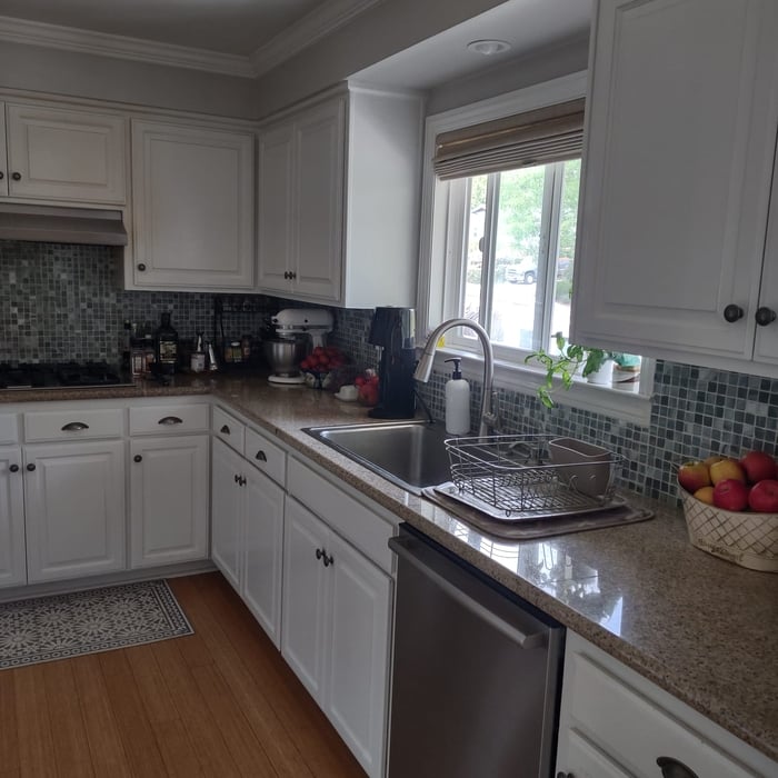 bright and organized kitchen