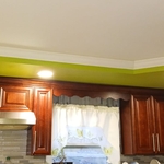 upper kitchen cabinet installed