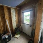 Finished mudroom
