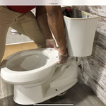 Toilet install