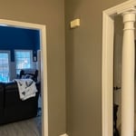 Hallway Entrance Wall Painted
