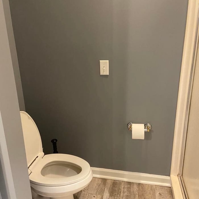 Master Bathroom Painted